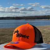 Blaze Orange/Camo Mesh Hat