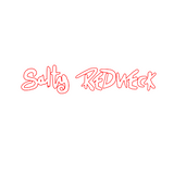 Salty Redneck White/Red Decal