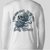 I was Born Salty Skull Performance Long Sleeve