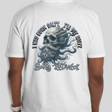 I Was Born Salty Skull Short Sleeve Tee